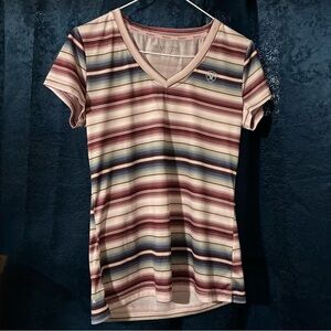 Ariat TEK Light Pink Short Sleeve Top Women’s Small